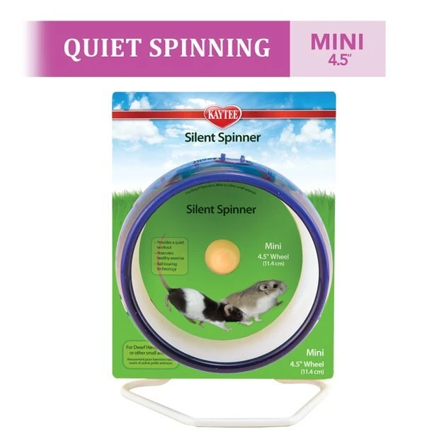 Kaytee Silent Spinner Small Animal Exercise Wheel 2 Kaytee Silent Spinner Small Animal Exercise Wheel - Image 2