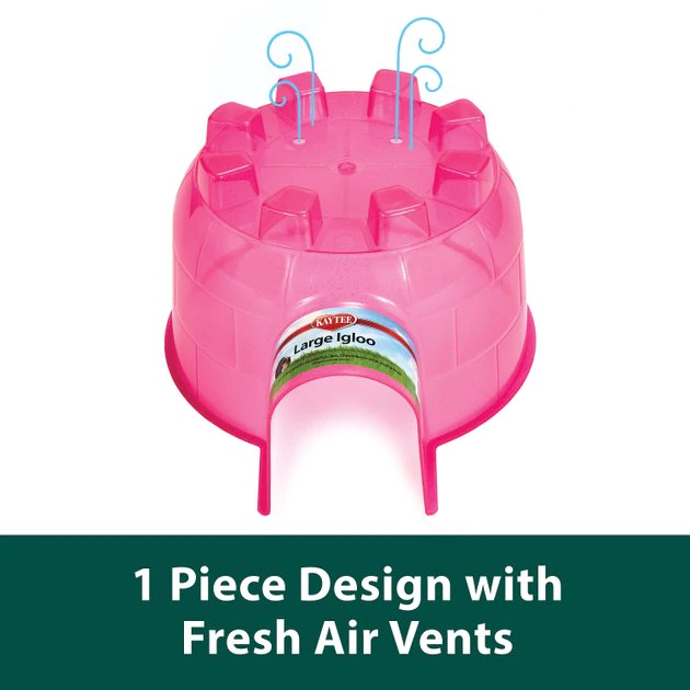Kaytee Small Animal Igloo Hideout, Color Varies 4 Kaytee Small Animal Igloo Hideout, Color Varies - Image 4