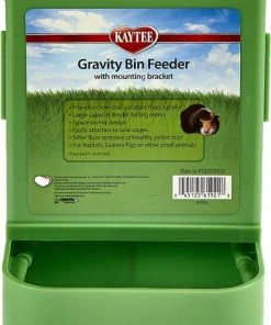 Kaytee Gravity Bin with Mounting Bracket Small Animal Feeder 5 Kaytee Gravity Bin with Mounting Bracket Small Animal Feeder -KAYTEE Sales Store 101476 PT2. SY630 V1513810147