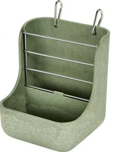 Kaytee Hay-N-Food Bin with Quick Locks Small Animal Feeder, Color Varies