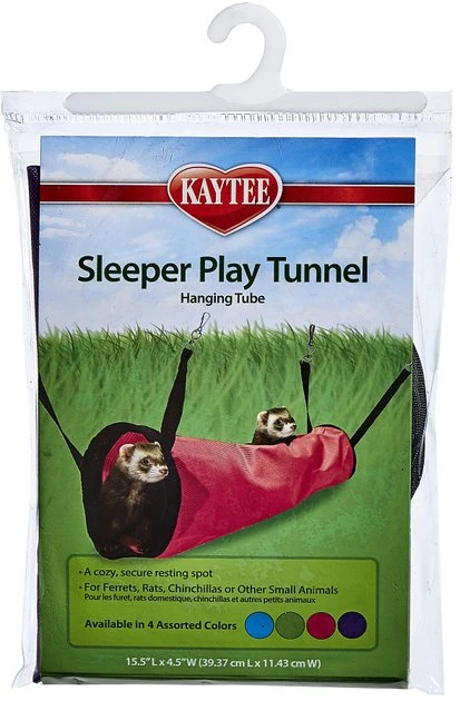 Kaytee Simple Sleeper Small Animal Play Tunnel, Assorted Colors 3 Kaytee Simple Sleeper Small Animal Play Tunnel, Assorted Colors - Image 3