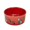 Kaytee Paw Print Small Animal Food & Water Bowl, Color Varies