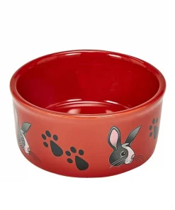 Kaytee Paw Print Small Animal Food & Water Bowl, Color Varies