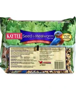 Kaytee Seed & Mealworm Wild Bird Treat Cake -KAYTEE Sales Store 156140 PT2. SY630 V1610762183