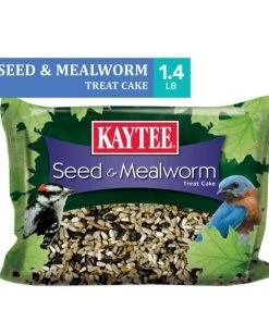 Kaytee Seed & Mealworm Wild Bird Treat Cake -KAYTEE Sales Store 156140 PT3. SY630 V1610770661