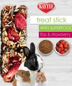 Kaytee Treat Stick with Superfoods Strawberry Flavor Small Animal Treats, 5.5-oz bag -KAYTEE Sales Store 199231 PT6. SY630 V1610757048