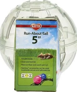 Kaytee Mini Run-About 5" Mouse & Hamster Exercise Ball, Moon Glow -KAYTEE Sales Store 201172 PT4. SY630 V1576607578