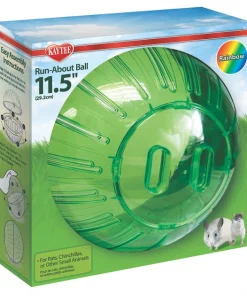 Kaytee Giant Run Exercise Ball Small Pet Toy, Assorted Colors, 11.5-in -KAYTEE Sales Store 221847 PT3. SY630 V1583256479
