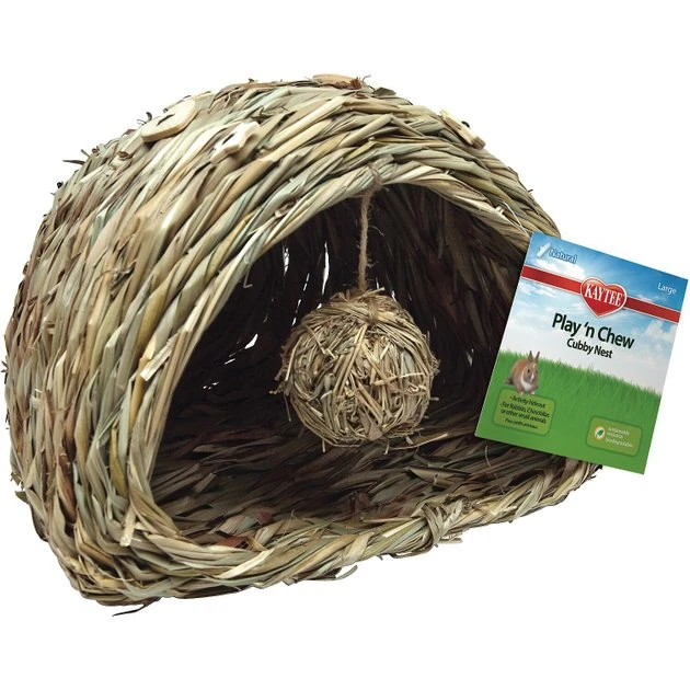 Kaytee Play 'n Chew Small Pet Cubby Nest 1 Kaytee Play 'n Chew Small Pet Cubby Nest