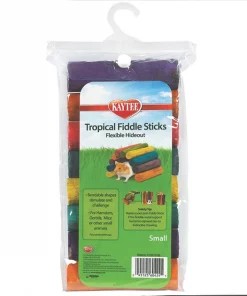 Kaytee Tropical Fiddle Sticks Flexible Small Pet Hideout, Small