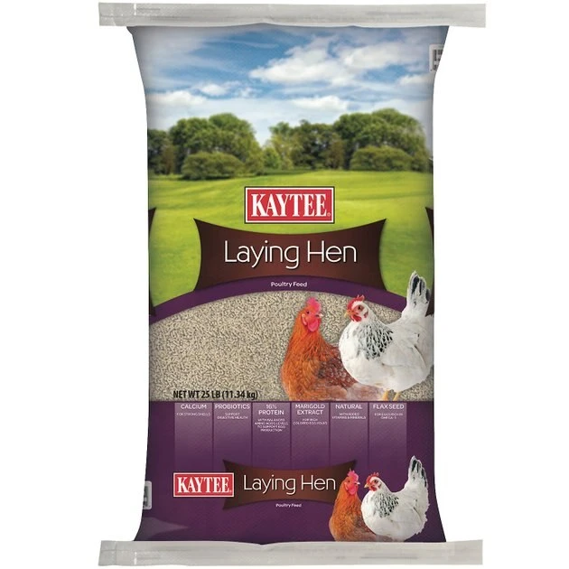 Kaytee Laying Hen Diet Chicken Feed, 25-lb bag 1 Kaytee Laying Hen Diet Chicken Feed, 25-lb bag