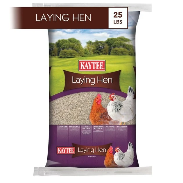 Kaytee Laying Hen Diet Chicken Feed, 25-lb bag 2 Kaytee Laying Hen Diet Chicken Feed, 25-lb bag - Image 2