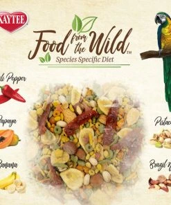 Kaytee Food from the Wild Macaw Bird Food, 2.5-lb bag -KAYTEE Sales Store 247999 PT4. SY630 V1597087272
