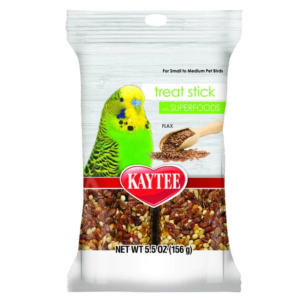 Kaytee Avian Superfood Treat Stick Flax Bird Treat, 5.5-oz bag 1 Kaytee Avian Superfood Treat Stick Flax Bird Treat, 5.5-oz bag