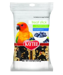 Kaytee Avian Superfood Treat Stick Blueberry Bird Treat, 5.5-oz bag
