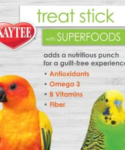Kaytee Avian Superfood Treat Stick Blueberry Bird Treat, 5.5-oz bag -KAYTEE Sales Store 252540 PT3. SY630 V1641579497