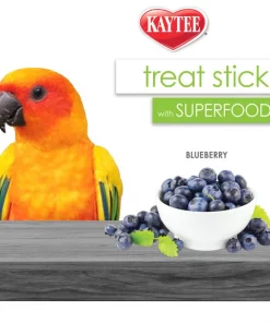 Kaytee Avian Superfood Treat Stick Blueberry Bird Treat, 5.5-oz bag -KAYTEE Sales Store 252540 PT6. SY630 V1600207030