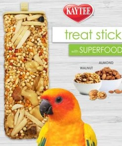 Kaytee Avian Superfood Treat Stick Almond & Walnut Bird Treat, 5.5-oz bag -KAYTEE Sales Store 252542 PT5. SY630 V1600210318