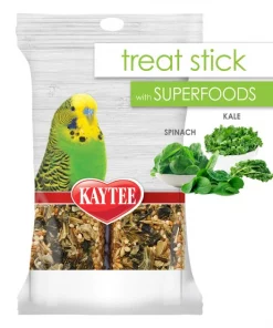 Kaytee Avian Superfood Treat Stick Spinach & Kale Bird Treat, 5.5-oz bag 9 Kaytee Avian Superfood Treat Stick Spinach & Kale Bird Treat, 5.5-oz bag -KAYTEE Sales Store 252544 PT3. SY630 V1600211826