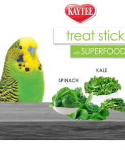 Kaytee Avian Superfood Treat Stick Spinach & Kale Bird Treat, 5.5-oz bag 12 Kaytee Avian Superfood Treat Stick Spinach & Kale Bird Treat, 5.5-oz bag -KAYTEE Sales Store 252544 PT6. SY630 V1600210635