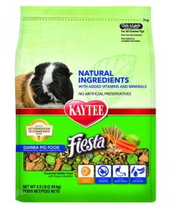 Kaytee Fiesta Natural Guinea Pig Food, 4.5-lb bag