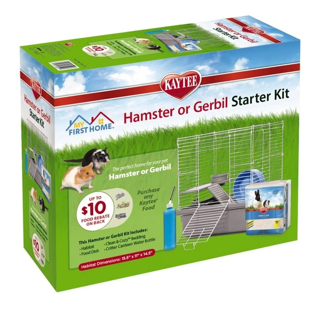 Kaytee My First Home Hamster & Gerbil Starter Kit 1 Kaytee My First Home Hamster & Gerbil Starter Kit