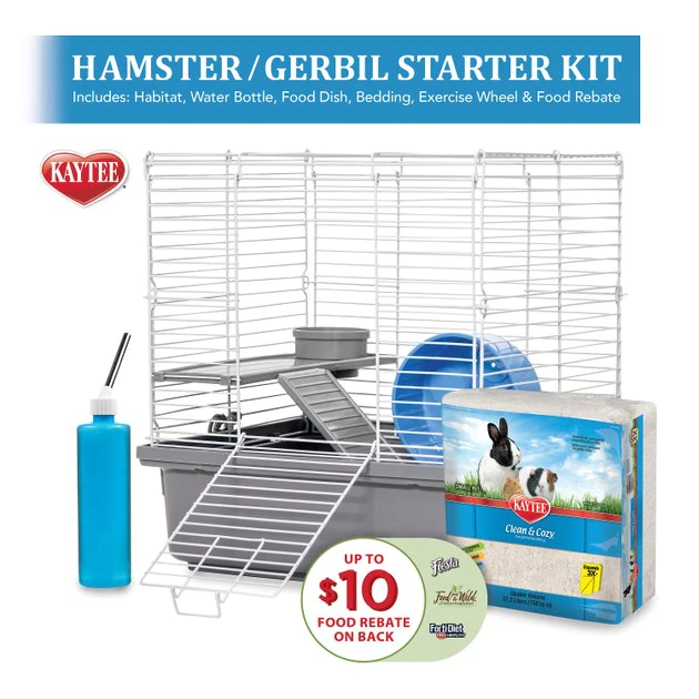Kaytee My First Home Hamster & Gerbil Starter Kit 4 Kaytee My First Home Hamster & Gerbil Starter Kit - Image 4