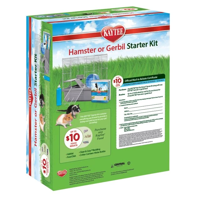 Kaytee My First Home Hamster & Gerbil Starter Kit 5 Kaytee My First Home Hamster & Gerbil Starter Kit - Image 5