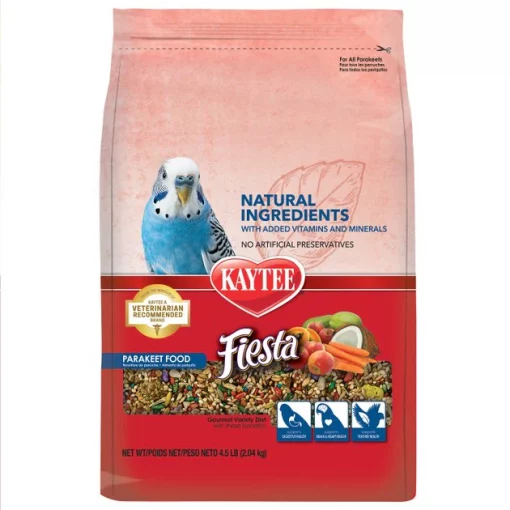 Kaytee Fiesta Natural Ingredients Parakeet Bird Food, 4.5-lb bag 2 Kaytee Fiesta Natural Ingredients Parakeet Bird Food, 4.5-lb bag -KAYTEE Sales Store 277959 MAIN. SY630 V1641585155