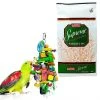 Kaytee||SunGrow Kaytee Supreme Parakeet Food + Sungrow Parrot Chew Toy, Foraging Blocks, Rainbow Wood