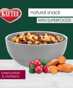 Kaytee Natural Snack with Superfoods Sweet Potato & Cranberry Blend Small Pet Treats, 3-oz bag 9 Kaytee Natural Snack with Superfoods Sweet Potato & Cranberry Blend Small Pet Treats, 3-oz bag -KAYTEE Sales Store 538014 PT3. SY630 V1657658874