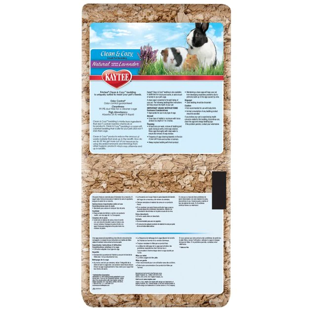 Kaytee Clean & Cozy Lavender Natural Small Pet Bedding, 24.6-litters 2 Kaytee Clean & Cozy Lavender Natural Small Pet Bedding, 24.6-litters - Image 2