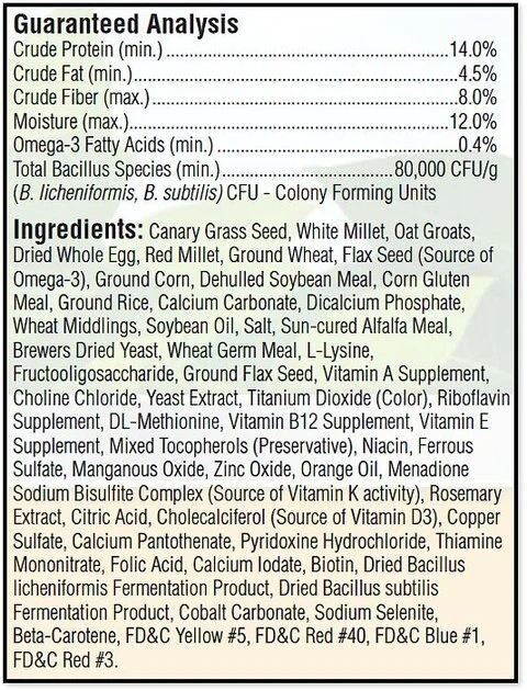 Kaytee Egg-Cite! Forti-Diet Pro Health Cockatiel Food 6 Kaytee Egg-Cite! Forti-Diet Pro Health Cockatiel Food - Image 6