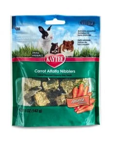 Kaytee Alfalfa Nibblers Carrot Small Animal Treats