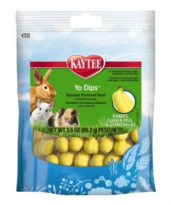 Kaytee Pet Shop 30 Kaytee Fiesta Banana Flavored Yogurt Dipped Rabbit, Guinea Pig & Chinchilla Treats