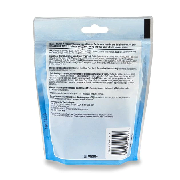 Kaytee Fiesta Krunch-A-Rounds Small Animal Treats 2 Kaytee Fiesta Krunch-A-Rounds Small Animal Treats - Image 2