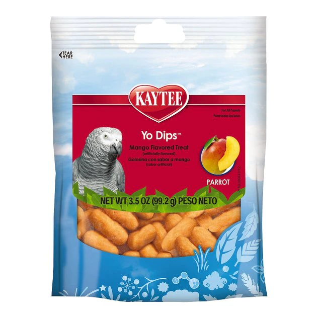 Kaytee Fiesta Mango Flavored Yogurt Dipped Large Hookbill Bird Treats 1 Kaytee Fiesta Mango Flavored Yogurt Dipped Large Hookbill Bird Treats