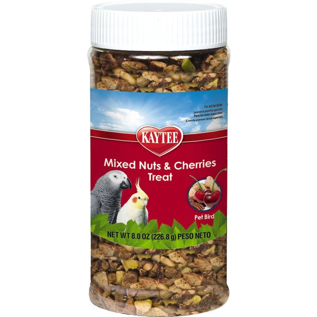 Kaytee Fiesta Mixed Nuts & Cherries Bird Treats 1 Kaytee Fiesta Mixed Nuts & Cherries Bird Treats