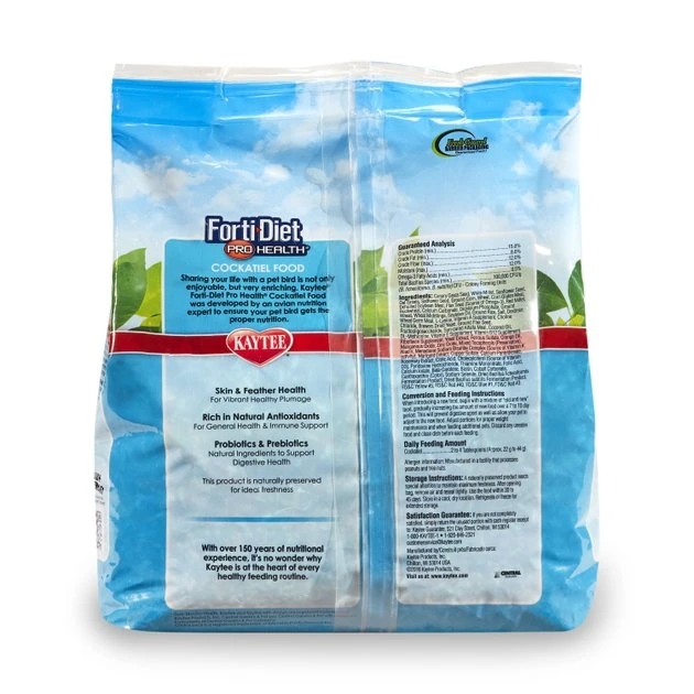 Kaytee Forti-Diet Pro Health Cockatiel Food 2 Kaytee Forti-Diet Pro Health Cockatiel Food - Image 2